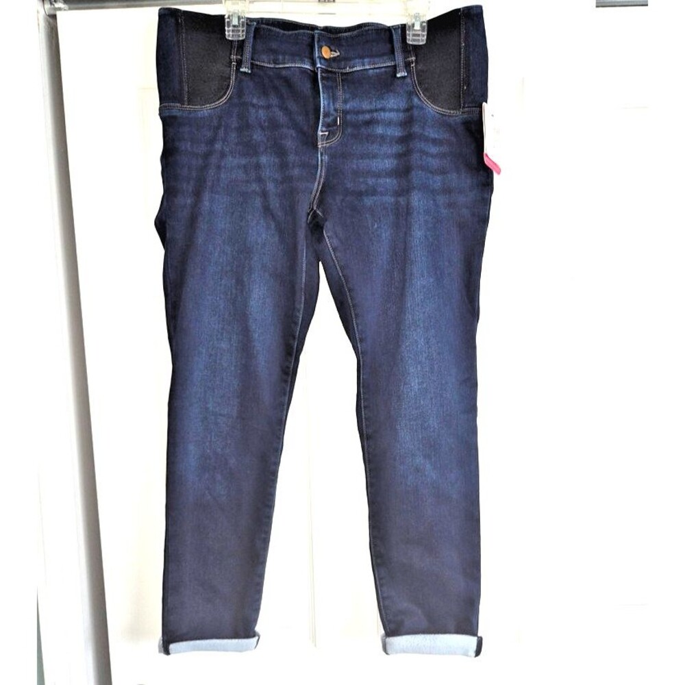 Ingrid & Isabel Maternity Skinny Entubado Jean Stretch Pants Women’s  14